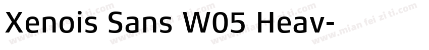 Xenois Sans W05 Heav字体转换